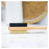 GranNaturals Double Sided Boar Bristle Hair Brush - Soft Hard Finishing and Smoothing Hairbrush for Slick Back to Style, Polish, and Lay Down Hair Flat to Create a Sleek Hairstyle for Bun, Slickback -