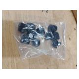 1/2\-13 Hex Head Acorn Cap Nuts, 304 Stainless Steel 18-8 Hexagon Head Acorn Dome Cap Nuts, Black Oxide Finish, Hex Drive, 10 PCS - Retail: $13in