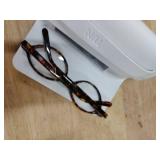 TIJN Olisa Blue Light Blocking Glasses for Women Men,Oval Small Frame Bluelight Glasses for Gaming/Computer/Screen,Tortoise - Retail: $25