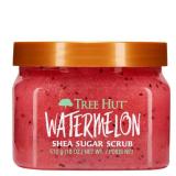 Tree Hut Watermelon Shea Sugar Scrub, Exfoliating, Hydrating and Moisturizing Body Scrub with Shea Butter and Nourishing Essential Oils, Smooth and Soften Skin, 18 oz - Retail: $9