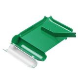 Medarchitect Right Hand Pill Counting Tray with Spatula (Green - L Shape)