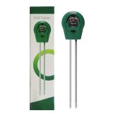 Speedinistic 3-in-1 Soil pH Meter - Moisture, Light, and pH Tester for Garden, Lawn, Farm, Indoor and Outdoor Plant Care, Green - Retail: $6