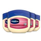 Vaseline Petroleum Jelly Baby Skincare Protective and Pure 4 Count Treats Dry Skin And Prevents Chaffed Skin From Diaper Rash Hypoallergenic And Gentle On Skin 13oz - Retail: $22