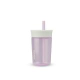Owala Kids Insulation BPA-Free Plastic Tumbler with Spill Resistant Flexible Straw, Easy to Clean, Kids Water Bottle, Great for Travel, Dishwasher Safe, 15 Oz, Mint and Pink, (Unicorn) - Retail: $14