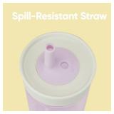 Owala Kids Insulation BPA-Free Plastic Tumbler with Spill Resistant Flexible Straw, Easy to Clean, Kids Water Bottle, Great for Travel, Dishwasher Safe, 15 Oz, Mint and Pink, (Unicorn) - Retail: $14