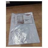 downluxe Clear Shower Curtain Liner, PEVA Lightweight Plastic Shower Liner with 3 Magnets, 72\ x 72\in Waterproof Bathroom Curtain - Retail: $6in