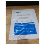 AmazerBath Shower Curtain Liner, 72x72 Clear Shower Curtain Liner, Waterproof Plastic Shower Liner, Cute Lightweight PEVA Shower Curtain for Bathroom with 3 Magnets and 12 Rustproof Metal Grommets - R