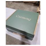 Caraway 13pc Glass Food Storage Container Set - Easy to Store, Non Toxic Lunch Box - with Glass Lids - Includes Storage Organizer - Sage