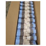 ProSource Foam Puzzle Floor Play Mat for Kids and Babies with Solid Colors, 36 or 16 Interlocking Tiles with Borders, Blue/Brown/Beige