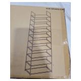 10 Tiers Shoe Rack 25 Pairs Large Capacity Tall Shoe Organizer