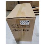 Waterdrop 35-Cup Slim Water Filter Dispenser, Large Capacity Water Filter Pitcher, 200-Gallon Long-Life, 5X Lifetime, Reduces Chlorine, PFOA/PFOS and More, BPA Free, Black (with 1 Filter)