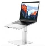 BESIGN LSX6N Laptop Stand, Ergonomic Adjustable Notebook Riser Holder, Computer Stand Compatible with Air, Pro, Dell, HP, Lenovo More 10-15.6\" Laptops, Silver