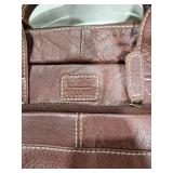 LEATHER VILLAGE 16\" Leather Laptop Messenger Briefcase Bag for Men-Leather Satchel for Travel and Office Shoulder Bag-Red Brown