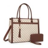 Missnine Laptop Tote Bag 15.6 inch Laptop Bag Stylish Briefcase for Women Work Shoulder Bags for Office, Travel