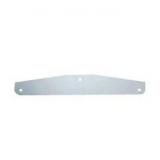 Fortpro 4\" X 24\" Mud Flap Chrome Botton Plate With Bolt Thru Studs | F247599