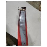 Fortpro 4\" X 24\" Mud Flap Chrome Botton Plate With Bolt Thru Studs | F247599