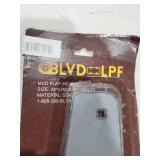 Fortpro 4\" X 24\" Mud Flap Chrome Botton Plate With Bolt Thru Studs | F247599