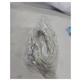 14FT White Tulle Table Skirt for Rectangle or Round Tables, White Tutu Table Skirt with Lights