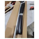 Garage Door Seals Bottom Rubber with Pre-drilled Aluminum Track Retainer Base Kit,Heavy-Duty U Shape + O Ring Combination Weather Stripping Sesl Kit for Garage Door (Black, 10Ft