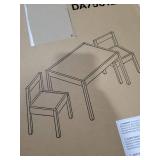 Baby Relax Hunter 3-Piece Kiddy Table & Chair Kids Set  Blue / White