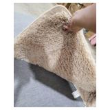 Fluffy Rug Shaggy Area Rug, Beige 4x6 Area Rugs 119x96\"