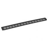 uxcell 1pcs Rectangle Ventilation Grille Aluminum Alloy Mesh Air Vent Cover Louvered Ventilation Cover for Cabinet Wardrobe Shoe Cabinet Closet, 600x60mm / 23.62\"x2.36\"