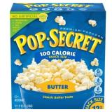 Pop Secret Microwave Popcorn  100 Calorie Butter Flavor  1.1 oz Snack Bags  12 Ct pack of 4