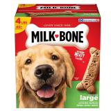 Milk-Bone Beef Biscuits Large Dog Treats - 4lbs