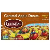 CELESTIAL SEASONINGS, HERBAL TEA, CARAMEL APPLE DREAM pack of 6