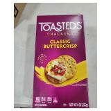 Keebler Toasted Crackers Butter Crisp 8oz pack of 6