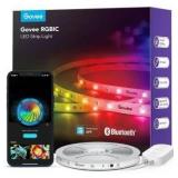 Govee RGBIC LED Strip Lights, 32.8ft Smart LED Lights for Bedroom, Bluetooth LED Lights APP Control, DIY Multiple Colors on One Line, Color Changing LED Strip Lighting Music Sync, Home DecorAmazon