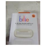 Billie Womens Razor Refill Blades 5-Blade Cartridges - 8 count pack of 4