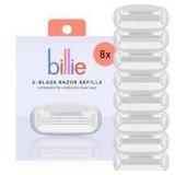 Billie Womens Razor Refill Blades 5-Blade Cartridges - 8 count pack of 4