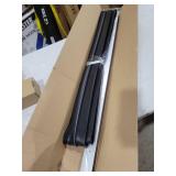 Garage Door Seals Bottom Rubber with Pre-drilled Aluminum Track Retainer Base Kit,Heavy-Duty U Shape + O Ring Combination Weather Stripping Sesl Kit for Garage Door (Black, 10Ft)