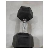 Amazon Basics Rubber Hex Dumbbell Hand Weight 25lb.