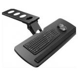 HUANUO Keyboard Tray Under Desk, 360 Adjustable Ergonomic Sliding Keyboard & Mouse Tray