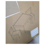 Baby Relax Hunter 3-Piece Kiddy Table & Chair Kids Set  Blue / White