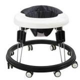Quocdiog Baby Walker,Foldable Multi-Function Anti-Rollover Toddler Walker,Suitable for All Terrains for Babies Boys and Girls 6-18Months 9 Heights Adjustable(Black)
