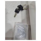 Metal Donation Box with Lock Ballot Box Drop Box with Lock Suggestion Box with Slot and Locks Metal Locks Boxs Comment Box Voting Box Key Drop Box for Home Office(White,10.24 x 5.71 x 2.95 Inch)