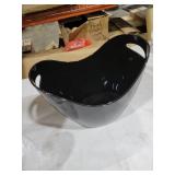 Ice Buckets 4l/1.0 Gallon with Handle Black Ice Bucket Portable Ice Bucket for Wine Chiller Bin Drink Buckets for Party Picnic Home Cooler