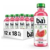 Bai Antioxidant Infused Water Beverage, Kula Watermelon, with Vitamin C and No Artificial Sweeteners, 18 Fluid Ounce Bottle, 12 Pack