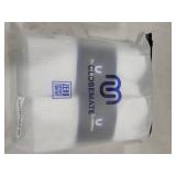 CLOSEMATE Mens Athletic Cushioned Crew Socks 6 Pairs Cotton Comfy and Moisture-Wicking for Running Training Sports Large