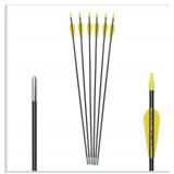 Fiberglass Arrows Archery 27\" 6pcs.