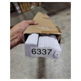 33.5\" White Cordless Light Filtering Window Blinds, Horizontal Vinyl Mini Blinds/Shades, 1\" Slats, Easy Install