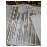 Baby and Pet Safety Gate with Hold-Open and Auto-Close Adjustable Steel Barrier for Stairs, Doorways, and Hallways, No Drilling Installation