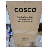 COSCO 2-Step Kitchen Stepper Adult Folding Step Stool  Kids Folding Kitchen  Helper  (Steel/Resin)