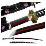 One Piece Swords,1045 Steel,Enma Zoro Sword,Full Tang,Real Katana,Handmade Japanese Samurai Sword,Mamga Katana