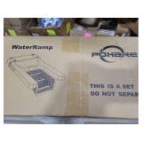 Dog Boat Ramp - Inflatable Dog Pool Ramp for Boat (40\" x 35.5\"), Non-Slip Water Ladder for Dock, for Pets Up to 250 lbs, Easy Access from Swim Platform, Pool or Floating Docks for Lakes,