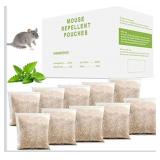 10 Pack Mouse Repellent Pouches,Natural Pest Control Pouches for Mice,Rats, Spiders,Safe for Your Pets and Family,House and Garden(10 Pack) pack of 2
