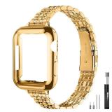 QUNDAXI Slim Watch Band Compatible with Apple Watch 41mm 45mm 42mm 44mm 40mm 38mm Metal Stainless Steel Watchband Suitable for iWatch 9/8/7/6/5/4/3/2/1/SE Series Women Luxury Strap (38mm 40mm 41mm)